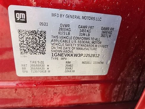 Certified 2023 Chevrolet Traverse Premier w/ LPO, Floor Liner Package AWD/4WD image 46