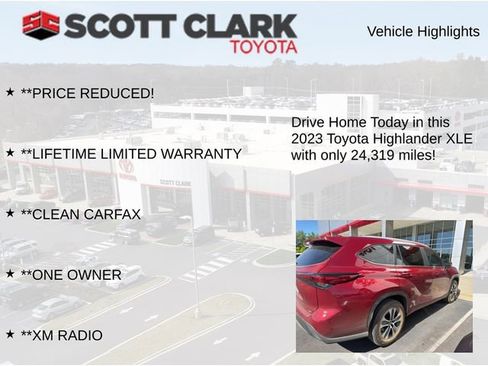 Used 2023 Toyota Highlander XLE FWD image 12