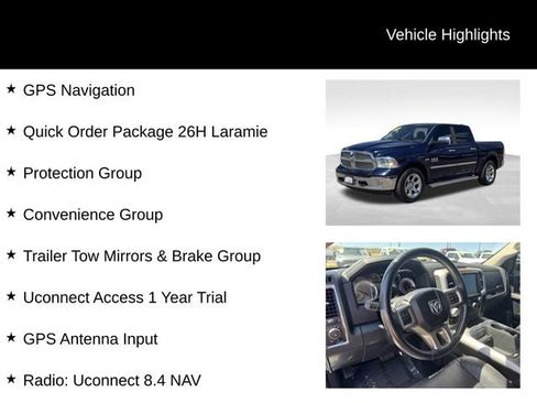 Used 2016 RAM 1500 Laramie w/ Convenience Group AWD/4WD image 8
