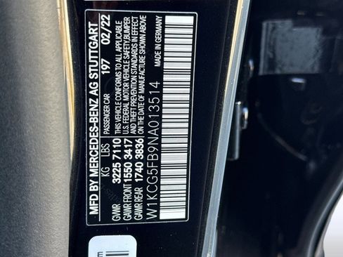 Certified 2022 Mercedes-Benz EQS AMG AMG EQS image 36