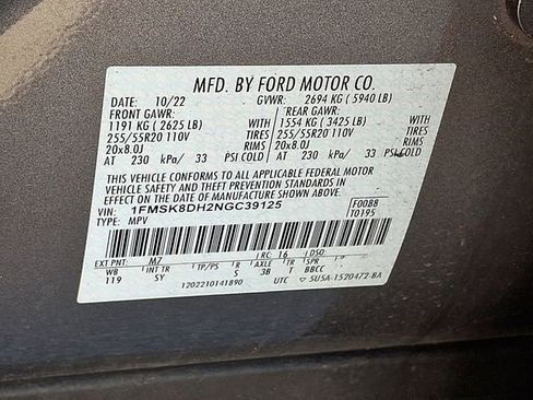 Certified 2022 Ford Explorer XLT w/ Equipment Group 202A image 28