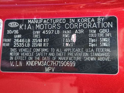 Used 2017 Kia Sportage LX w/ Option Group 012 image 16