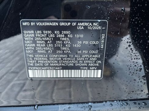 New 2026 Volkswagen Atlas SEL Premium R-Line AWD/4WD image 30