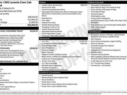 Used 2022 RAM 1500 Laramie RWD image 2