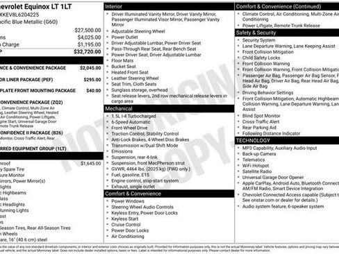 Used 2020 Chevrolet Equinox LT FWD image 4