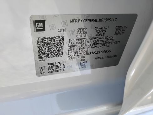 Used 2019 Chevrolet Silverado 1500 LT w/ All-Star Edition AWD/4WD image 35