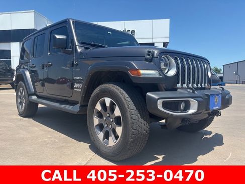 Used 2021 Jeep Wrangler Unlimited Sahara AWD/4WD image 1