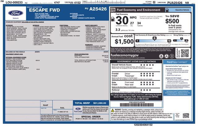 Used 2023 Ford Escape Active w/ Cold Weather Package FWD image 25