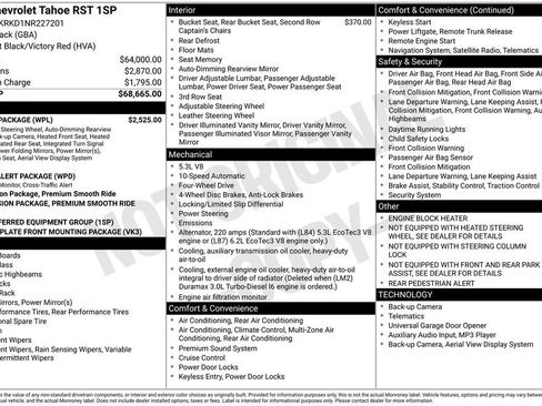 Certified 2022 Chevrolet Tahoe RST w/ Luxury Package image 8