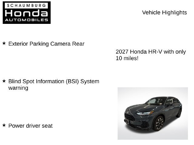 New 2027 Honda HR-V EX-L image 7