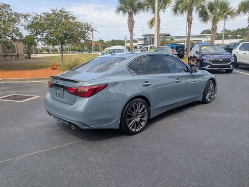 Used 2023 INFINITI Q50 Red Sport 400 w/ Carbon Fiber Package RWD image 3