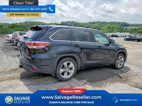 Used 2014 Toyota Highlander Limited Platinum AWD/4WD image 4