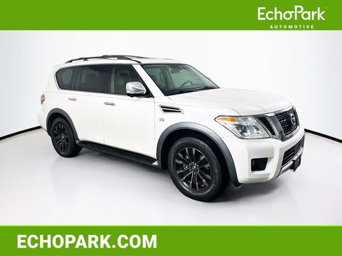 Used 2018 Nissan Armada Platinum w/ Captain Seat Package image 1