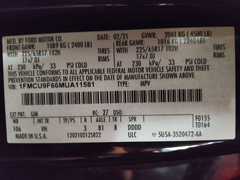Used 2021 Ford Escape S AWD/4WD image 33