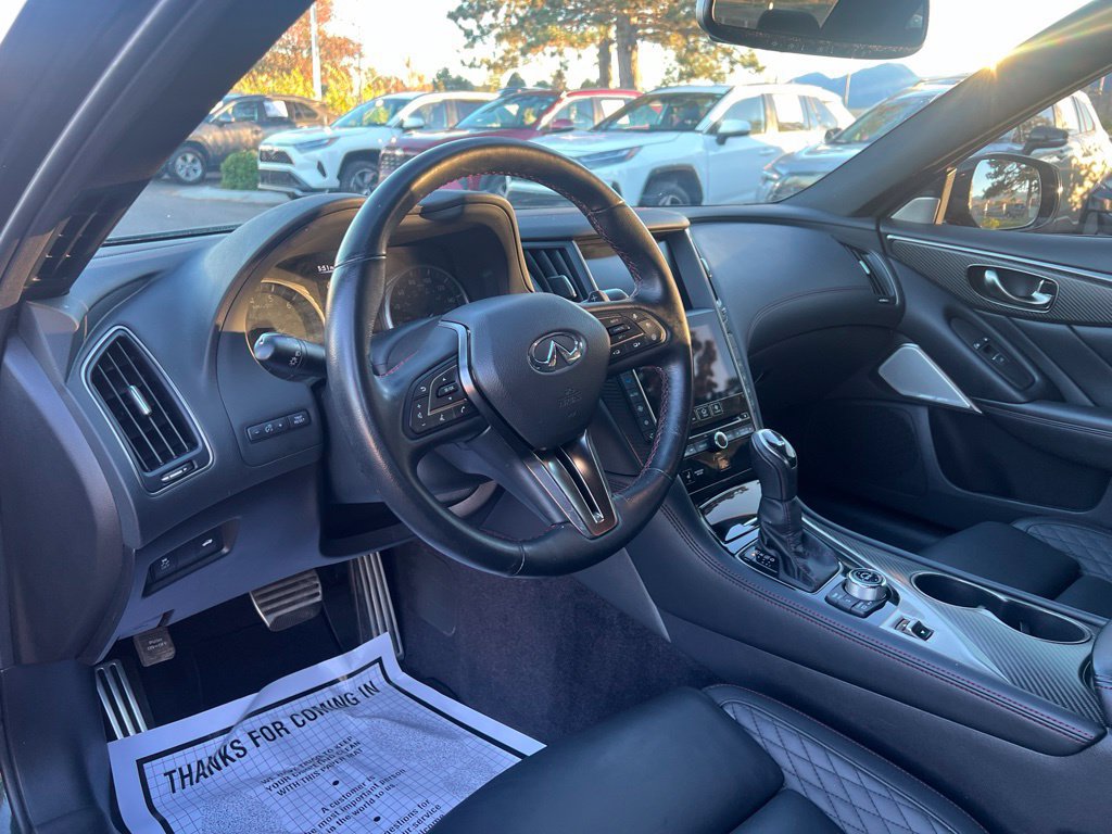 Used 2024 INFINITI Q50 Red Sport 400 w/ Black Opal Edition AWD/4WD image 26