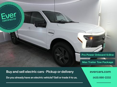 Used 2023 Ford F150 Lightning XLT w/ Equipment Group 312A High AWD/4WD image 1