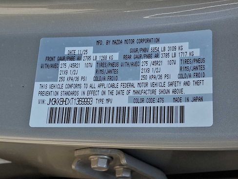 Used 2026 MAZDA CX-90 3.3 Turbo w/ Preferred Package AWD/4WD image 25