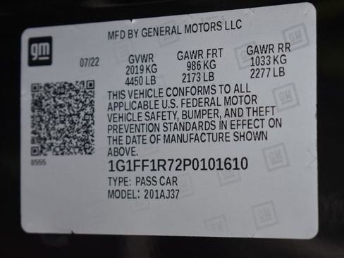 Certified 2023 Chevrolet Camaro LT w/ RS Package RWD image 35