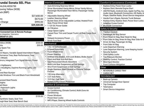 Used 2020 Hyundai Sonata SEL Plus image 2