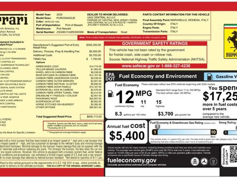 Used 2024 Ferrari Purosangue image 47