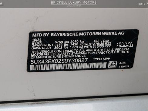 Used 2025 BMW X6 M60i w/ Climate Comfort Package image 38