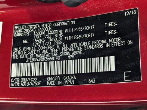 Used 2019 Toyota 4Runner TRD Off-Road image 17