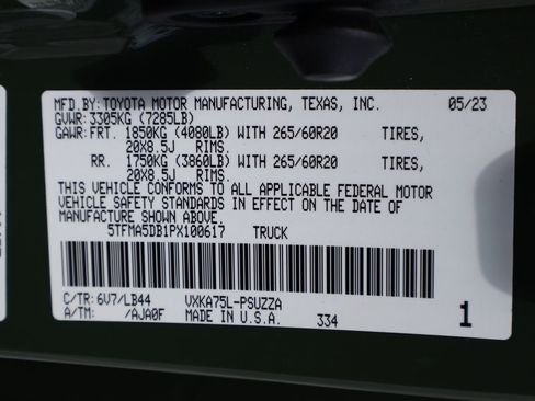 Used 2023 Toyota Tundra 1794 Edition AWD/4WD image 17