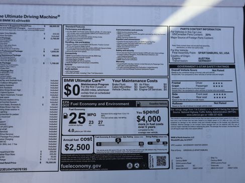 Used 2026 BMW X5 xDrive40i w/ M Sport Package image 43