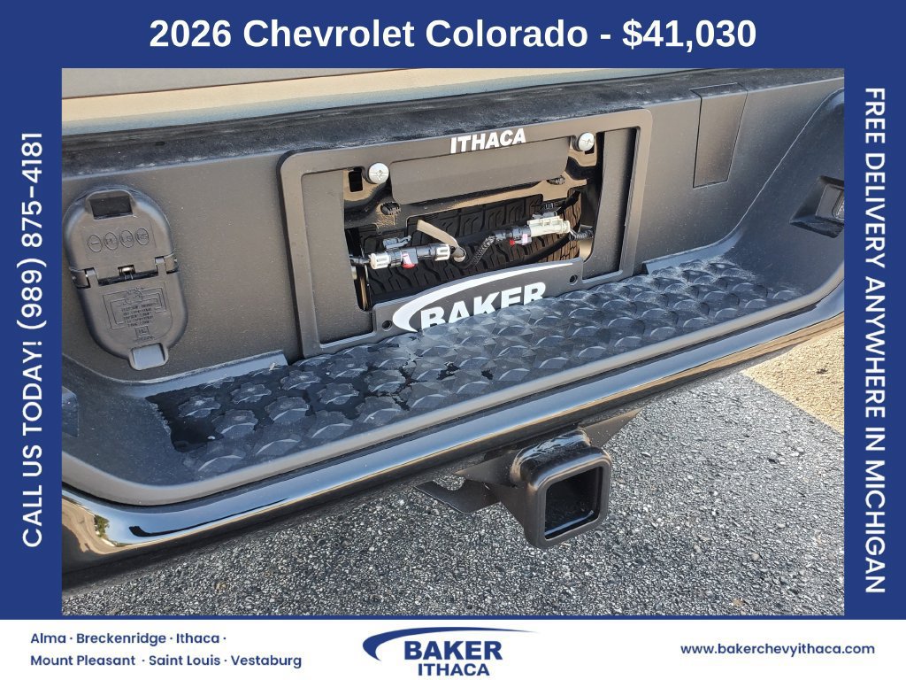 New 2026 Chevrolet Colorado W/T w/ WT Custom Package AWD/4WD image 32