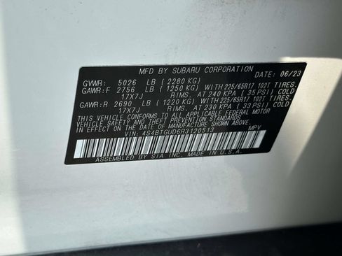 Certified 2024 Subaru Outback Wilderness AWD/4WD image 27