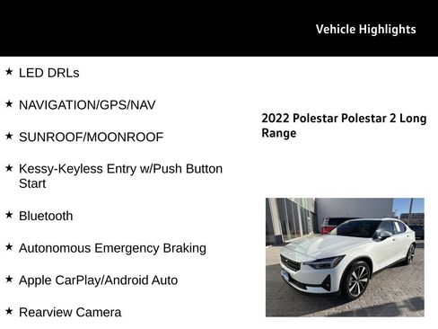 Used 2022 Polestar Polestar 2 w/ Plus Package image 25