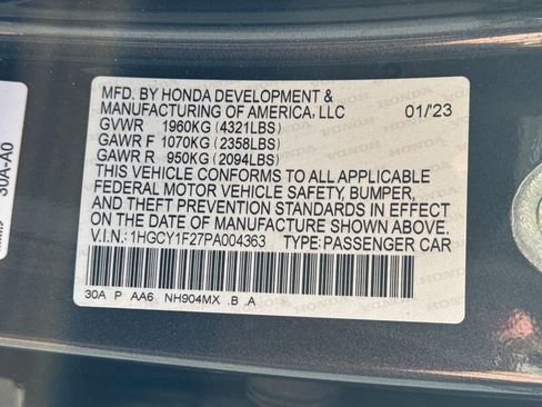 Certified 2023 Honda Accord LX image 28