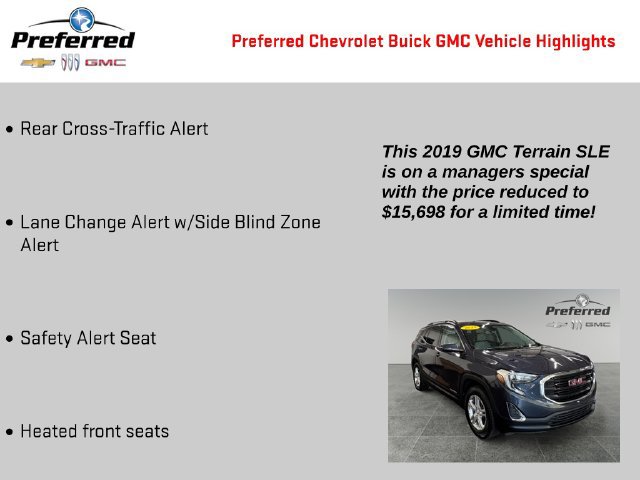 Used 2019 GMC Terrain SLE w/ GMC Pro Grade Package AWD/4WD image 4