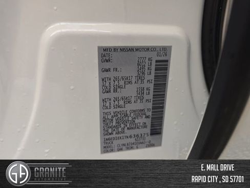 New 2026 Nissan Frontier SV w/ All-Weather Content Package AWD/4WD image 29