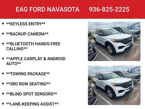 Used 2021 Ford Explorer XLT w/ Class III Trailer Tow Package RWD image 2