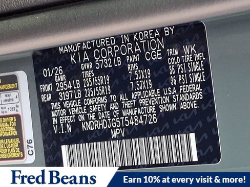 New 2026 Kia Sorento EX image 21