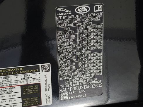 Certified 2026 Land Rover Range Rover Sport SE AWD/4WD image 41