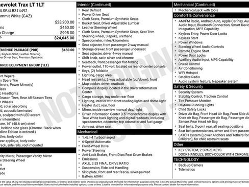 Used 2020 Chevrolet Trax LT w/ LT Convenience Package FWD image 38