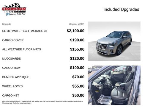 Used 2017 Hyundai Santa Fe AWD w/ SE Ultimate Tech Package 03 image 4