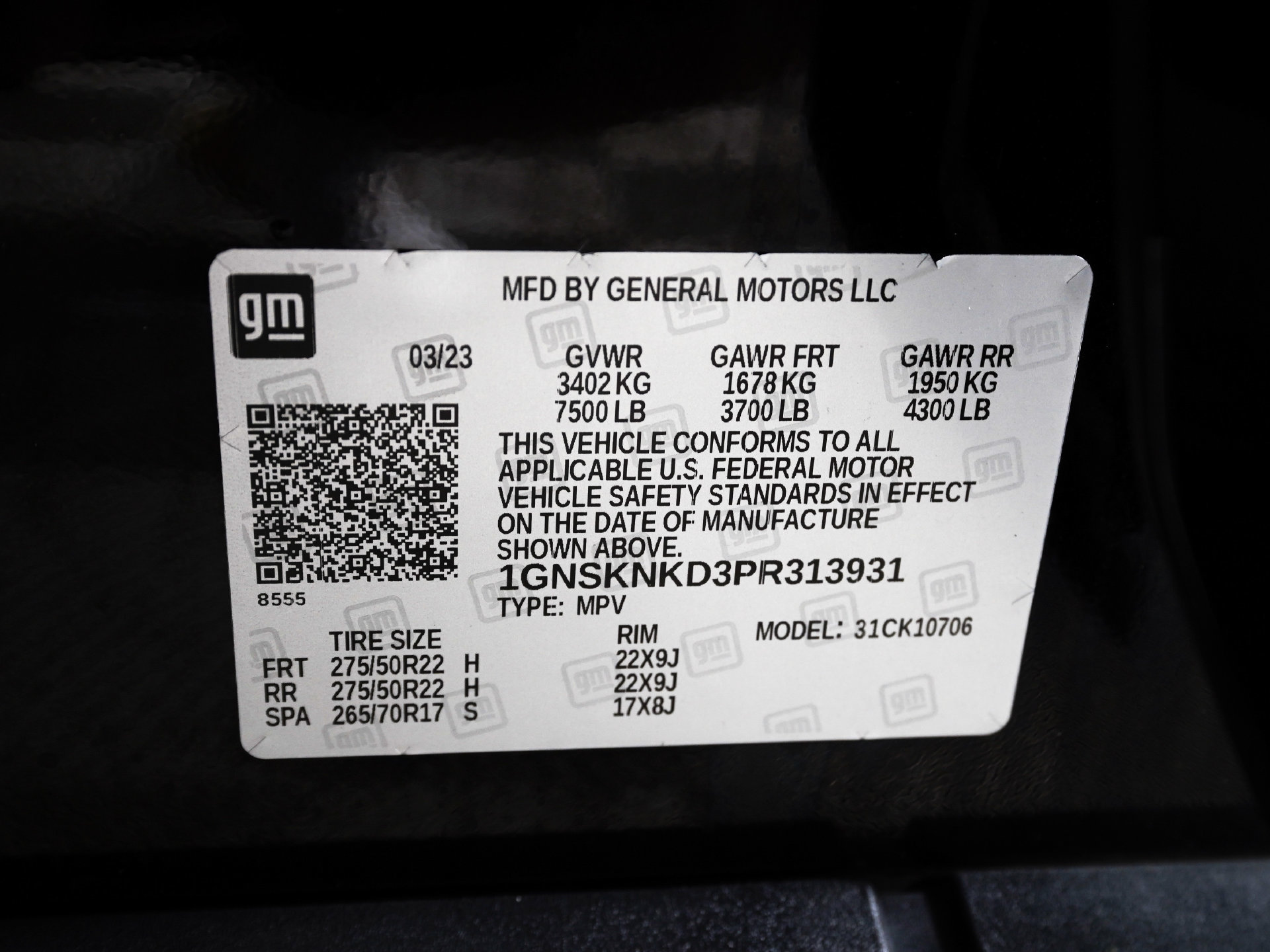 Used 2023 Chevrolet Tahoe LT w/ Luxury Package AWD/4WD image 34