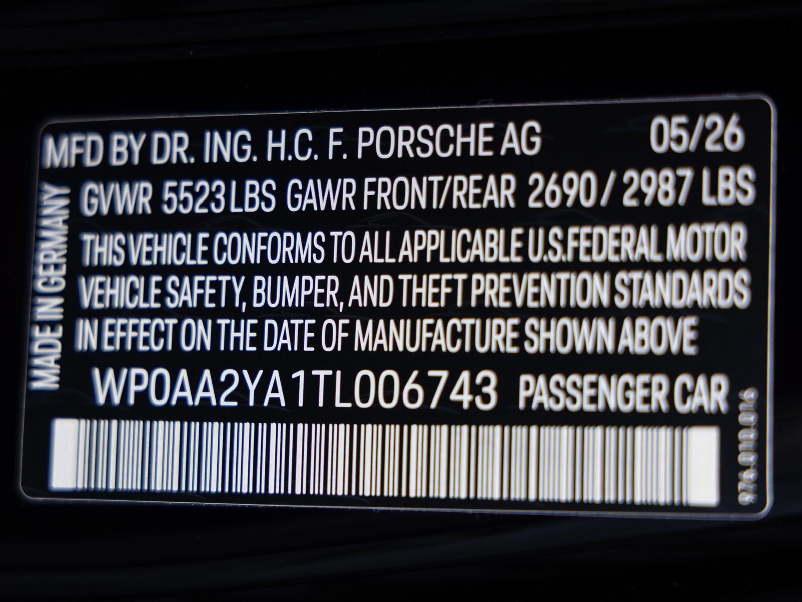 Certified 2026 Porsche Panamera RWD image 37