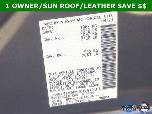 Used 2023 Nissan Altima 2.5 SL image 29