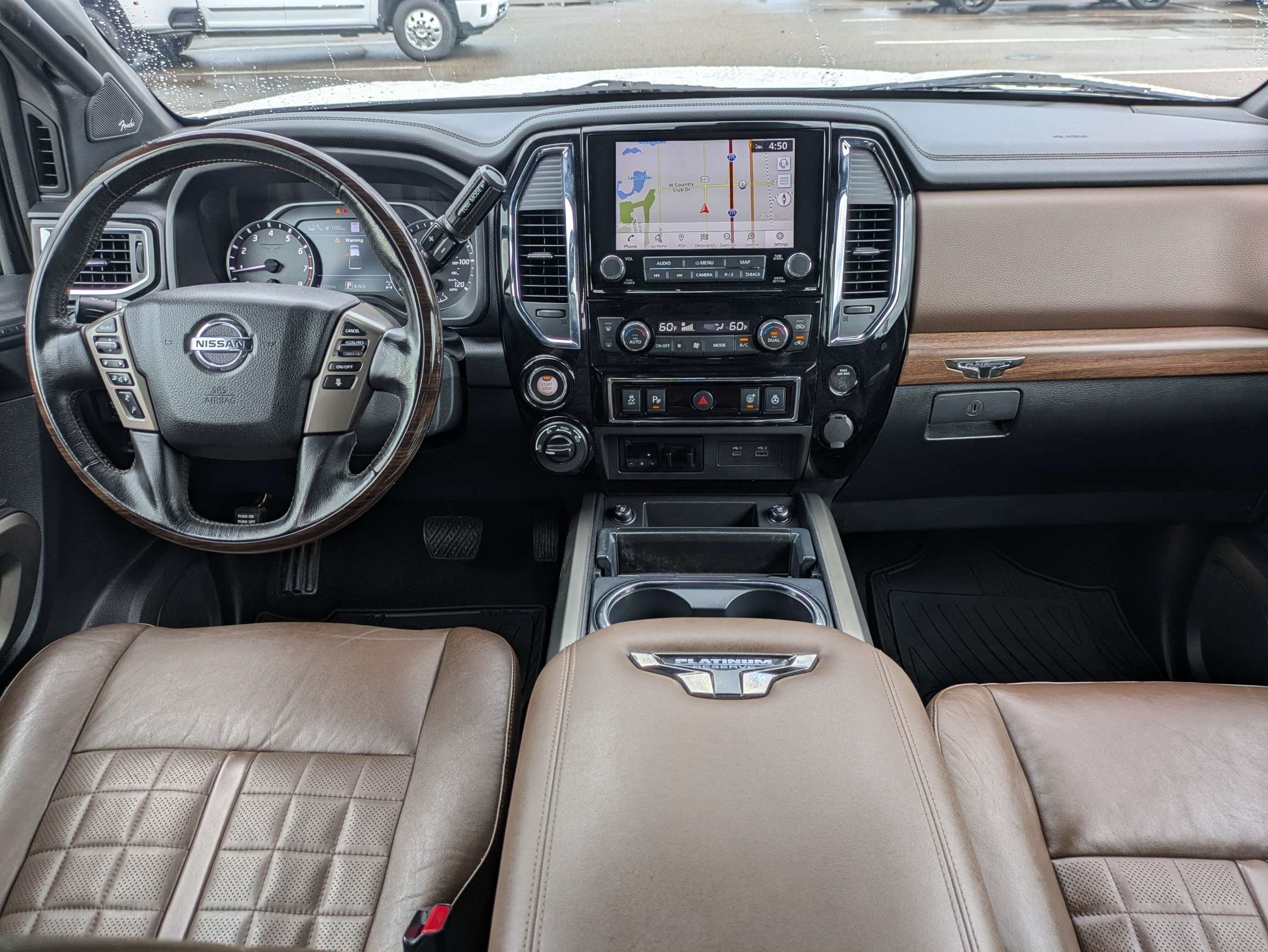 Used 2021 Nissan Titan Platinum Reserve w/ Moonroof Package AWD/4WD image 14