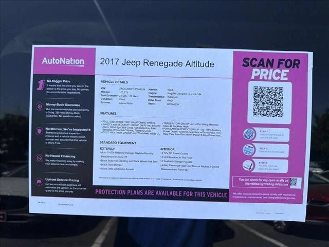Used 2017 Jeep Renegade Altitude w/ Advanced Technology Group AWD/4WD image 19