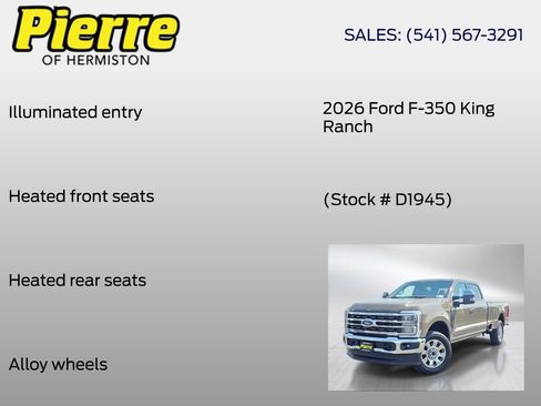 New 2026 Ford F350 King Ranch w/ Chrome Package AWD/4WD image 12