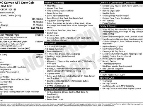Used 2024 GMC Canyon AT4 w/ Technology Package AWD/4WD image 12