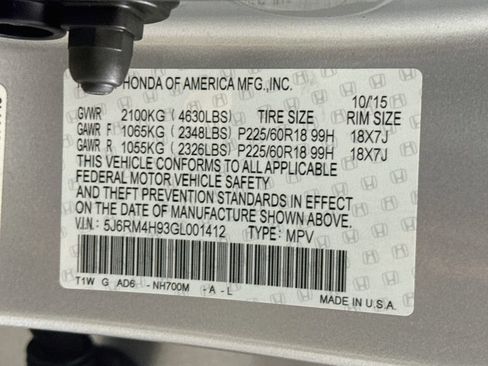 Used 2016 Honda CR-V Touring image 36