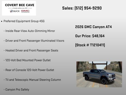 New 2026 GMC Canyon AT4 AWD/4WD image 12
