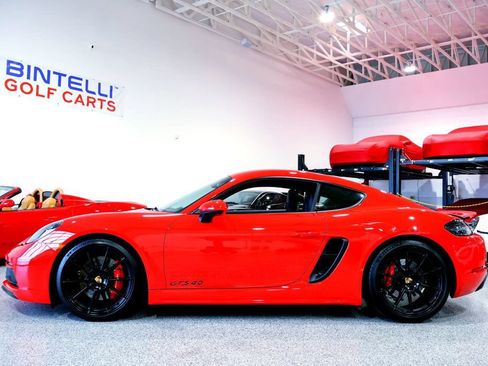 Used 2023 Porsche 718 Cayman GTS w/ GTS Interior Package RWD image 3