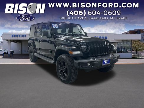 Used 2020 Jeep Wrangler Unlimited Sahara AWD/4WD image 1